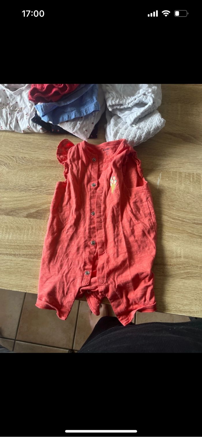 Lot vêtement fille 9 mois été
