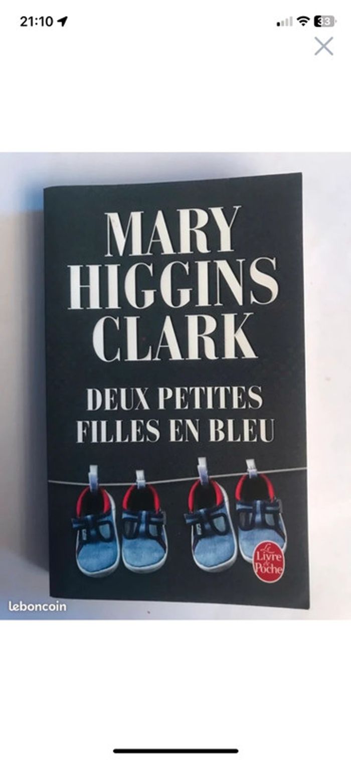 Deux petites filles en bleu