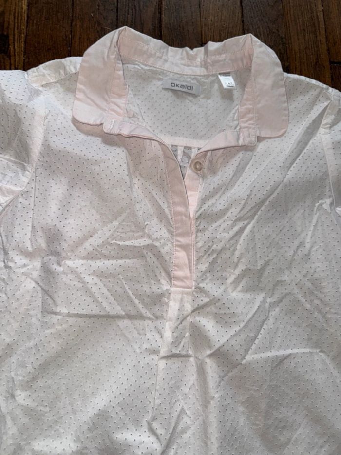 Blouse okaidi Ajourées 12 ans - photo numéro 2