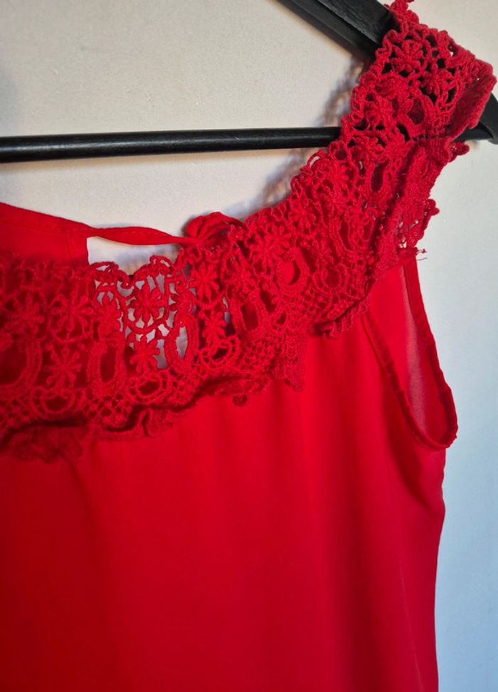 Blouse rouge taille 38 - photo numéro 3