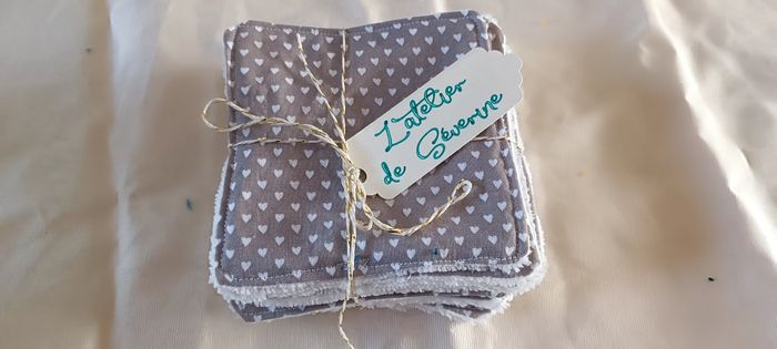 Lot de 10 lingettes lavables