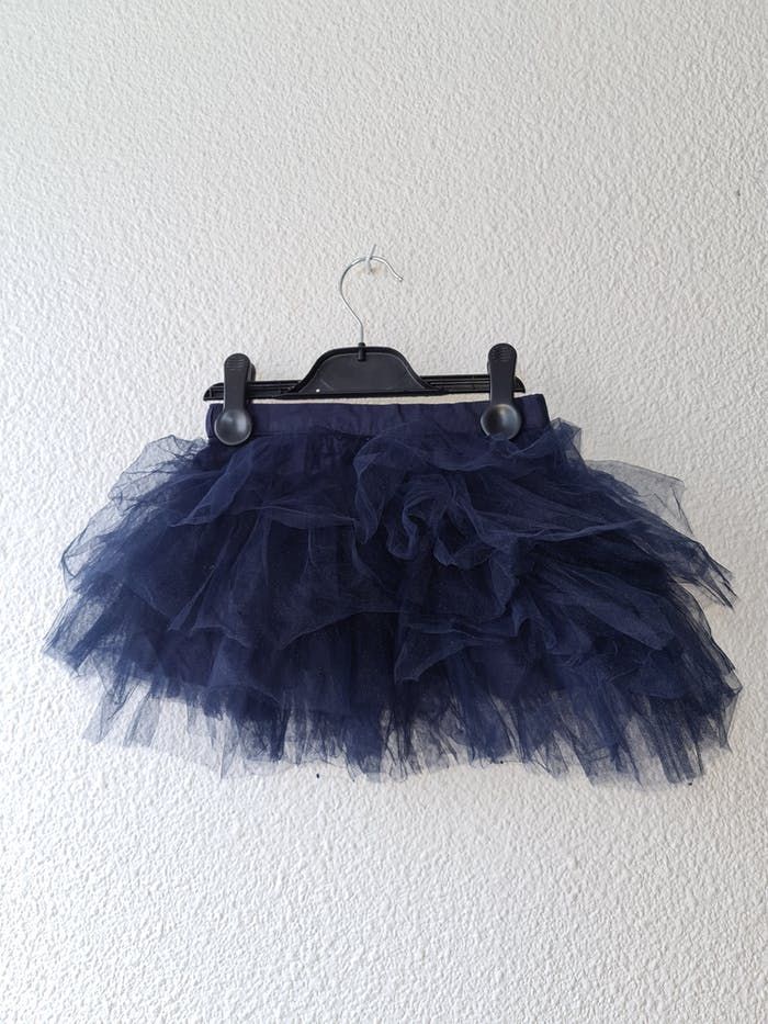 jupe style tutu bleu marine lulu castagnette