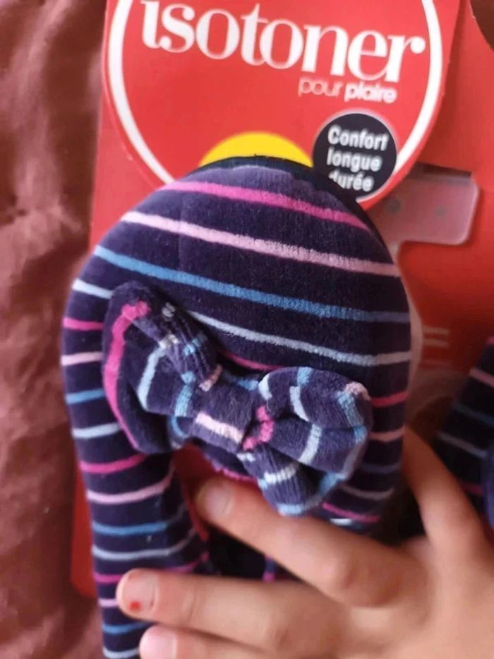Pantoufles chaussons fille 33 isotoner avec étiquette Neuf violet regarder mon dressing de fille - photo numéro 2
