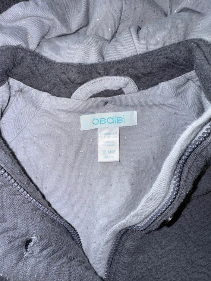 Manteau Obaïbi Bébé Mi-Saison - Douillet et Stylé (18 Mois) - photo numéro 6