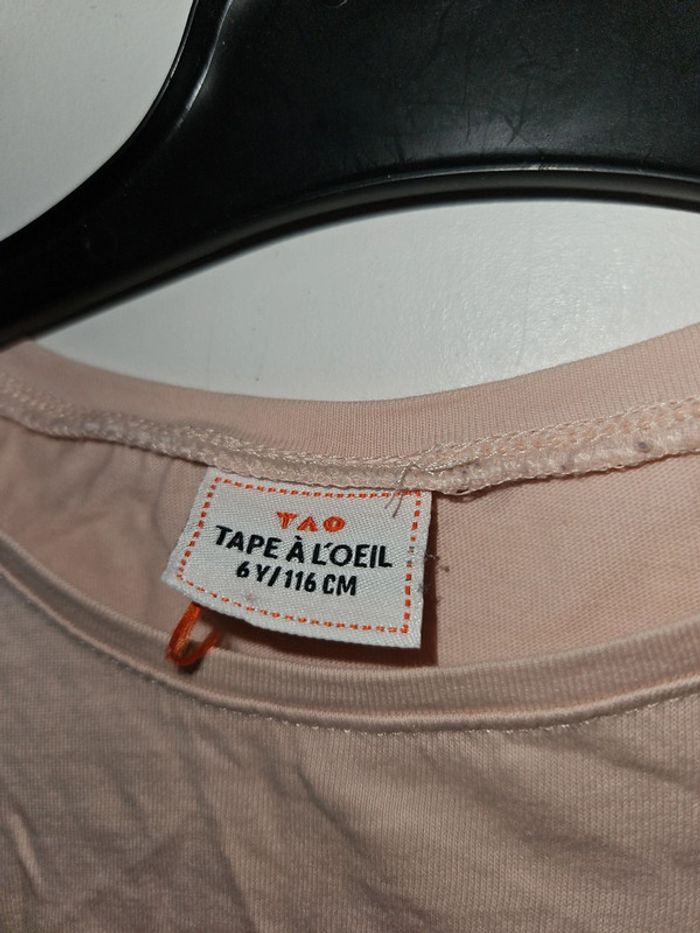 Tee-shirt manche longue fille TAO 6 ans - photo numéro 2