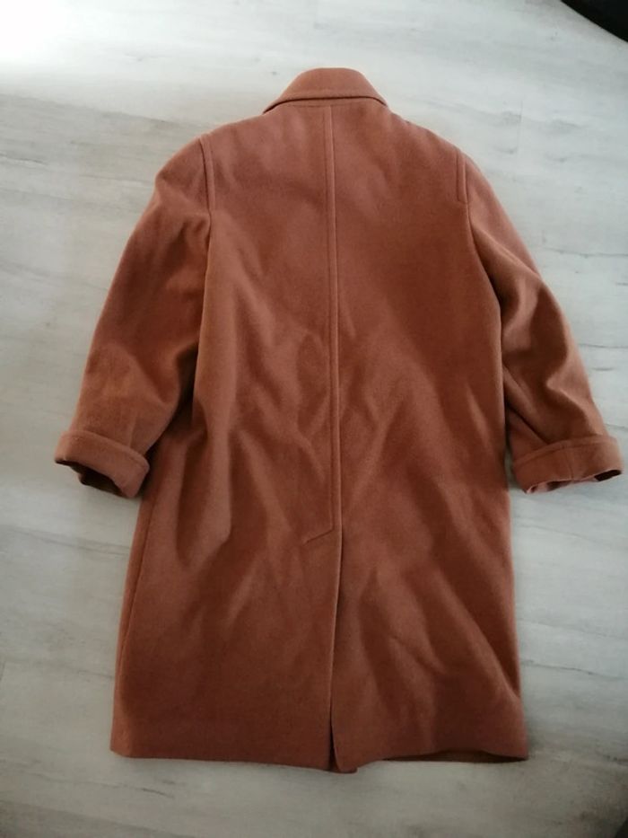 Manteau long laine et angora - photo numéro 3