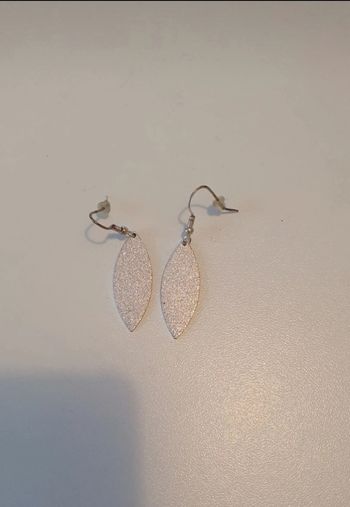 Boucles d'oreilles argentées