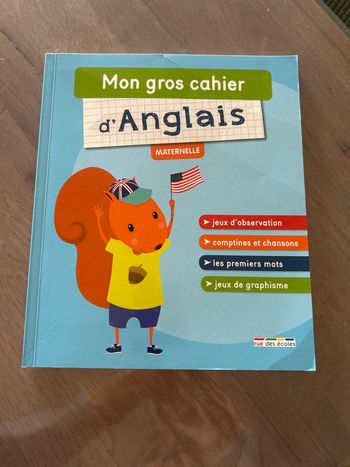 Livre d’anglais maternelle
