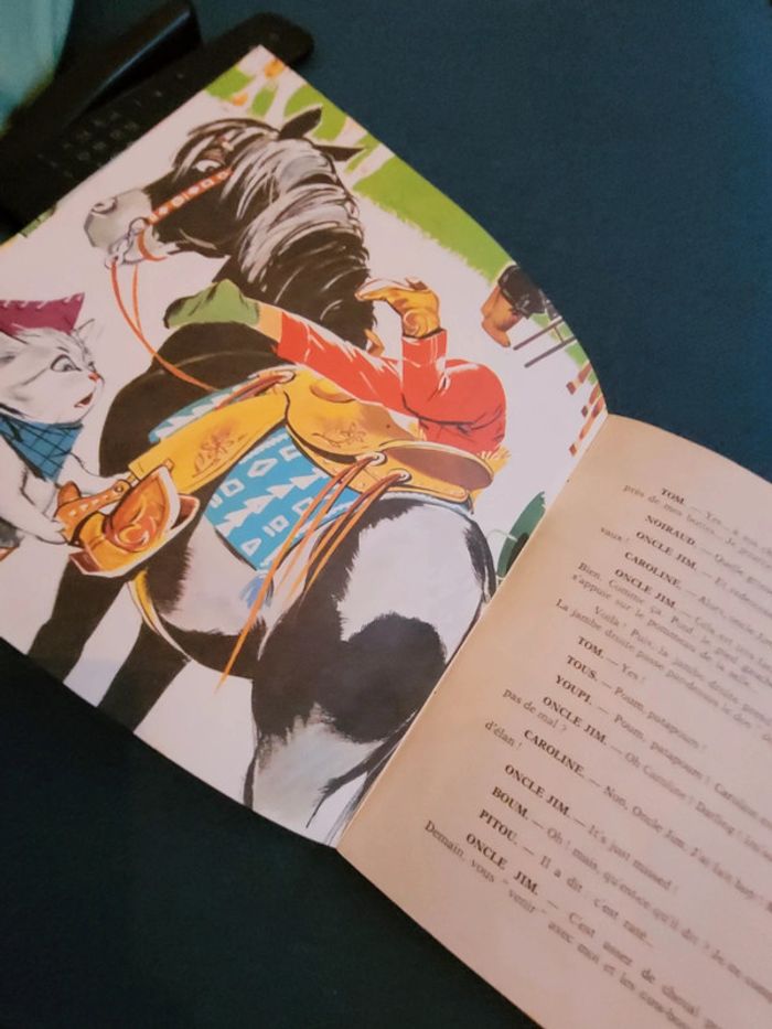 RARE Caroline au Ranch Disque 33t tours et Livre Pierre Probst Le Petit Menestrel - photo numéro 6