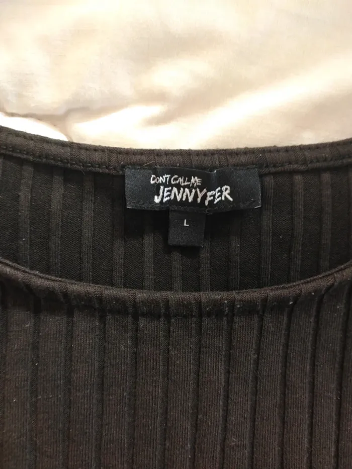 Tee shirt Croc top Noir Jennyfer - photo numéro 2