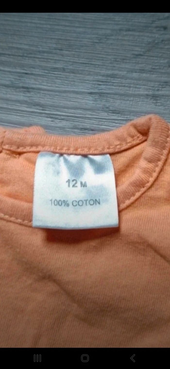 T-shirt manches courtes 12 mois 👻 - photo numéro 3