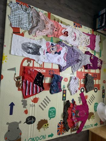 Lot 19 articles (robes, tee shirt, short) taille 3 ans