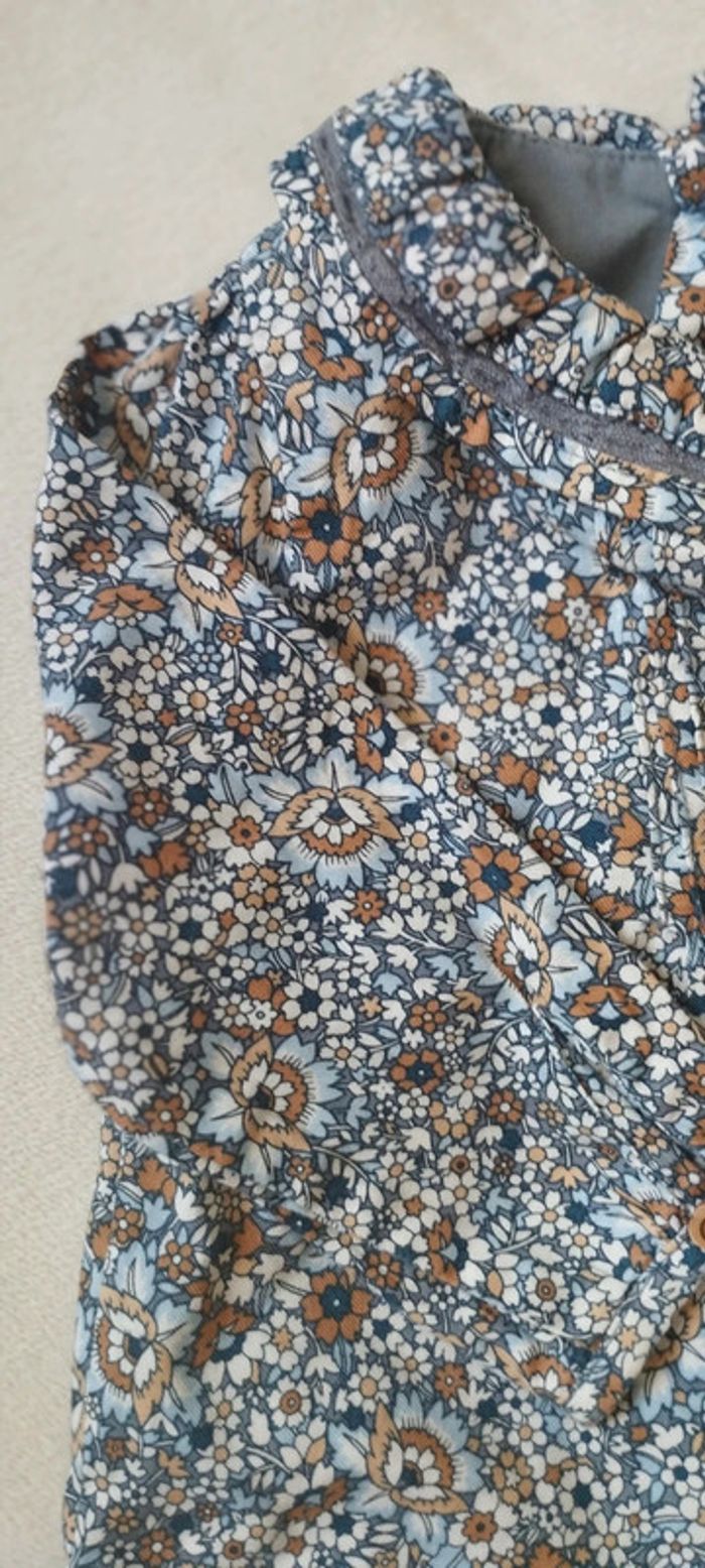 Blouse fleurie 12 mois - photo numéro 2