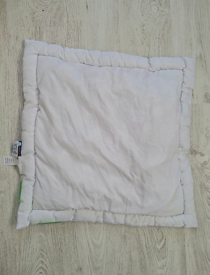Oreiller plat bébé blanc 60x60cm - Vertbaudet - photo numéro 4
