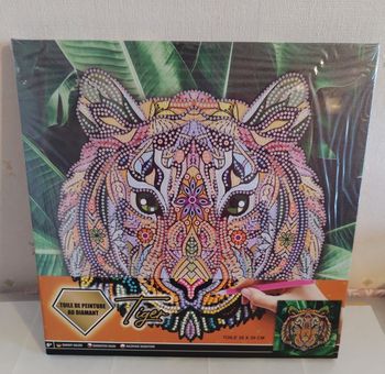 Cadre broderie diamant