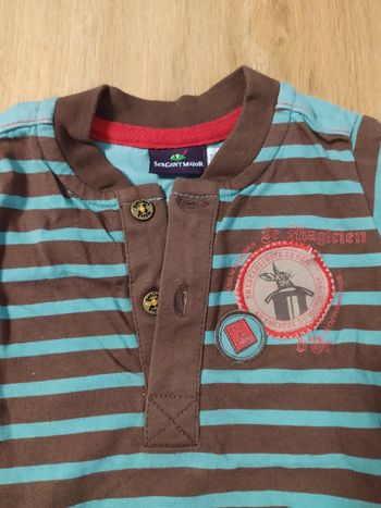 T-shirt manches longues sergent major 1 mois