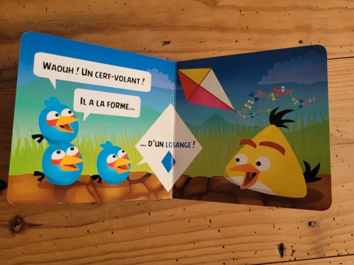 Livre cartonné Angry Birds sur les formes - photo numéro 6