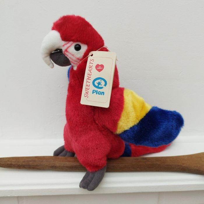 Peluche perroquet ara - photo numéro 5