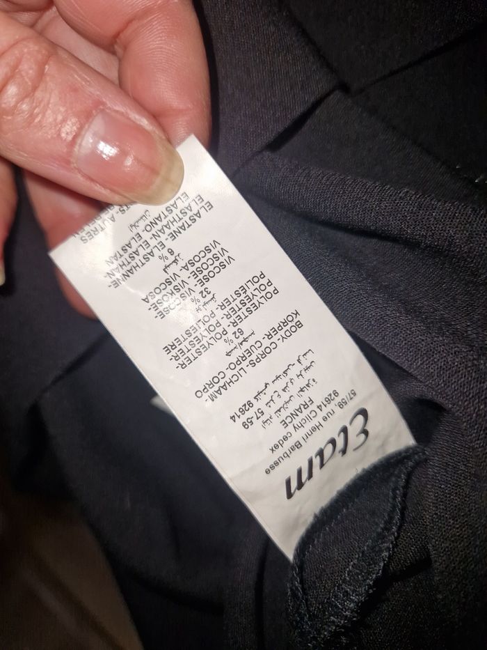 Jupe Etam noire taille 36 NEUVE - photo numéro 4