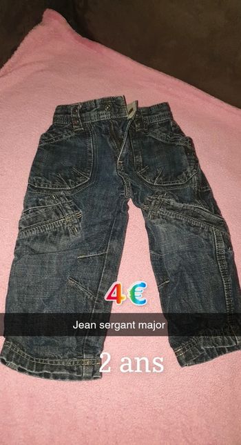 Jeans sergent major garçon