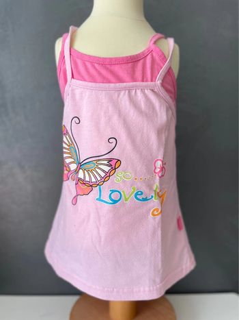 Débardeur rose fille