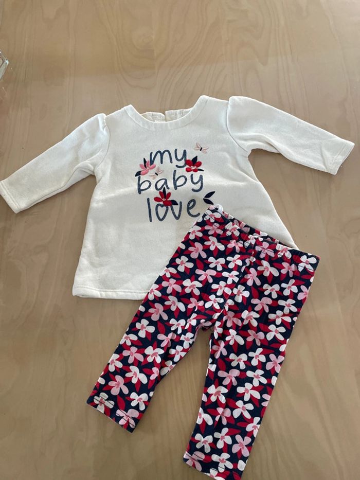 Pull et legging 6 mois