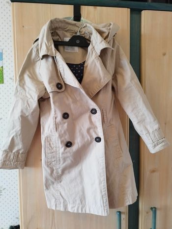 Trench coat à capuche