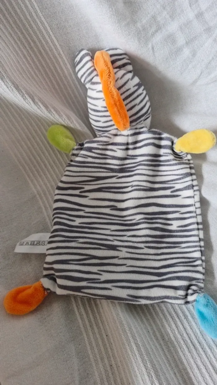 Doudou plat Zèbre  Nicotoy - photo numéro 2