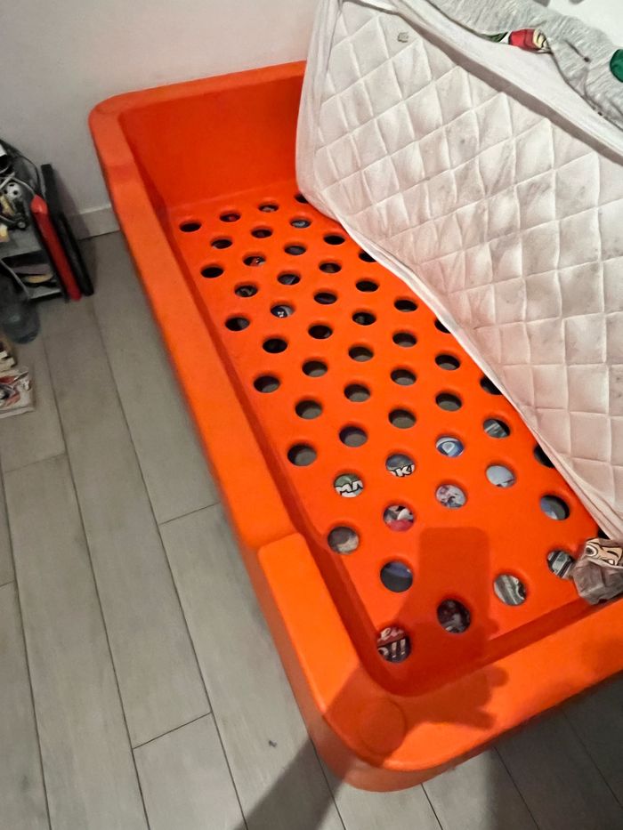 Lit simple enfant bunky magis orange - photo numéro 4
