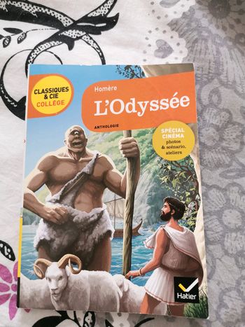 Livre l'odyssée 1€