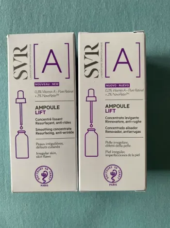 SVR ampoule lift anti rides