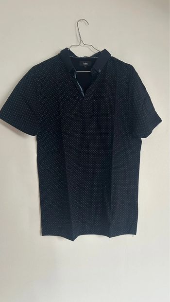 Polo noir et bleu Jules
