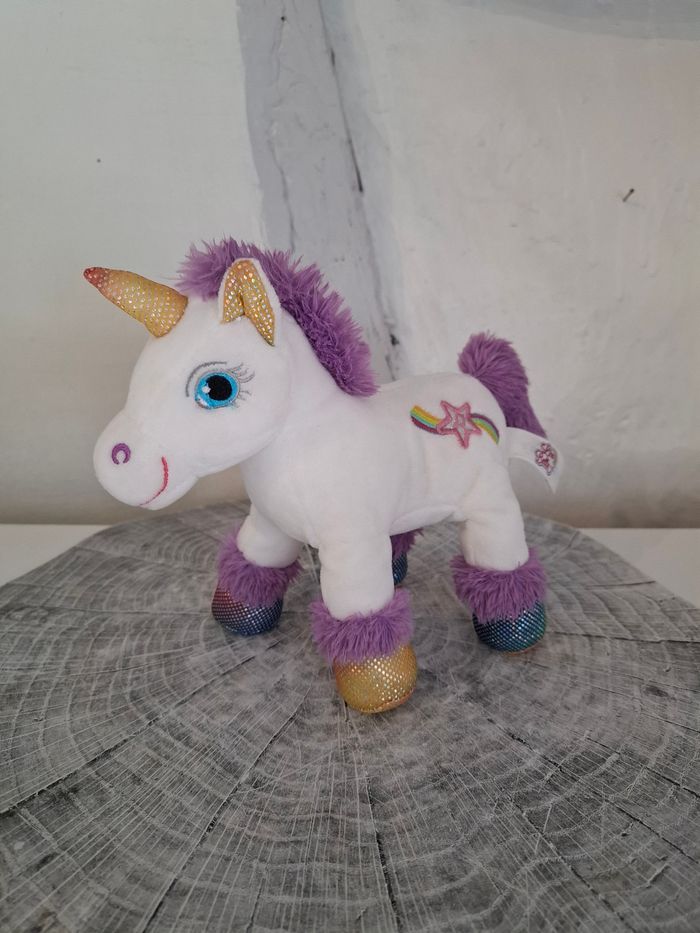 Peluche Licorne Licabella féerique sonore