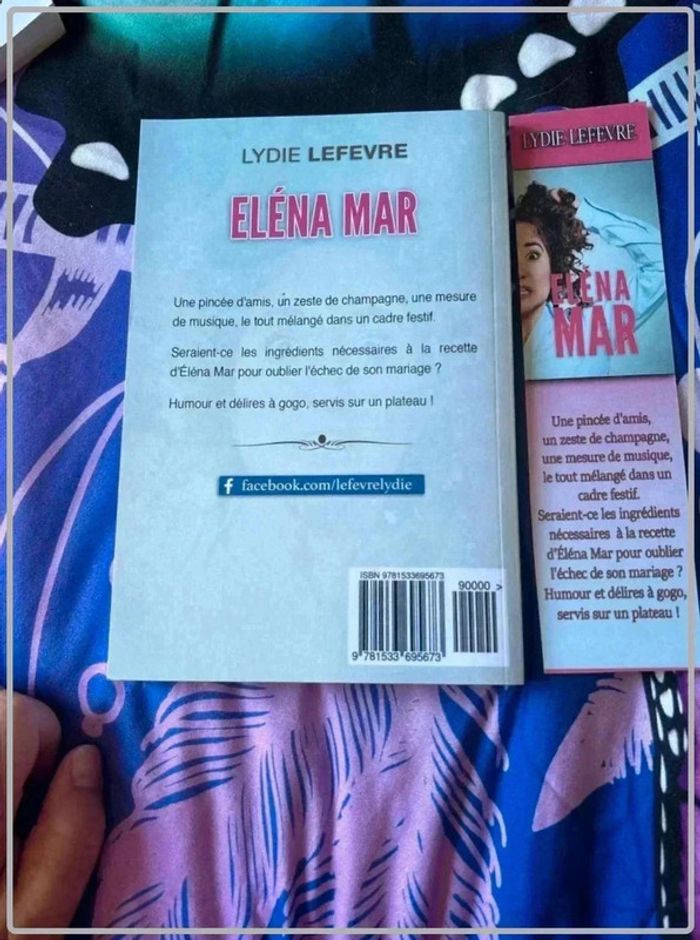 Eléna mar, lydie lefevre avec marque page - photo numéro 3