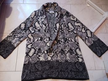 veste imprimée sans bouton Solyne Paris Taille unique épaisse chaude