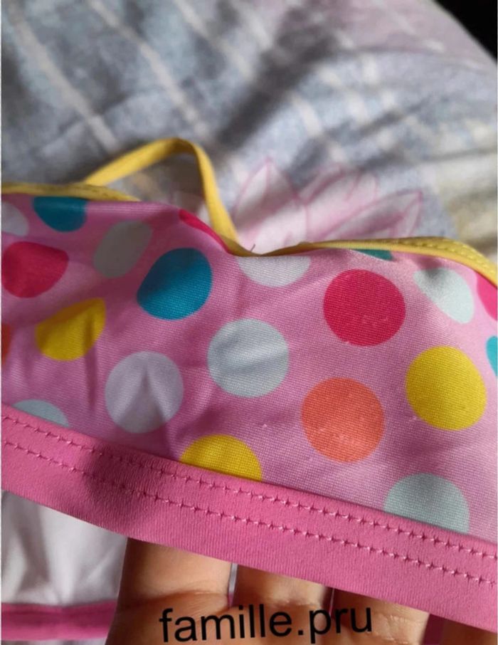 Haut maillot de bain Hello Kitty 7ans - photo numéro 5