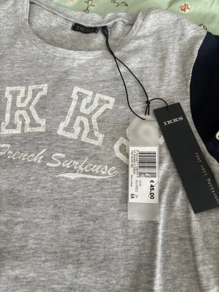 T-shirt fille 6 ans ikks - photo numéro 2