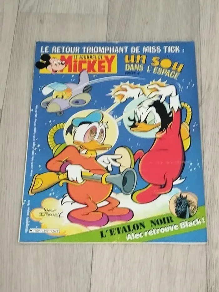 Lot Vintage 7 magazines Journal de Mickey année 1984 L060 - photo numéro 9