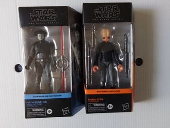 Lot 2 figurines univers star wars 17cm boite marque Hasbro 