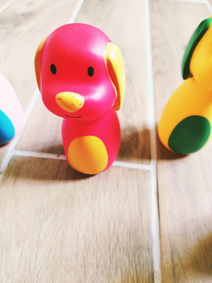 🐶Lot de quilles animaux chiens en plastique marque Ludi - photo numéro 4