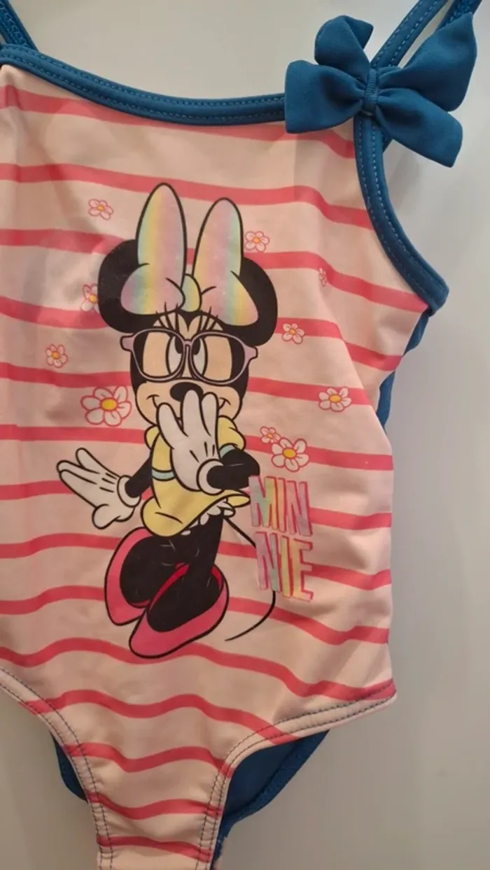 Maillot de bain Minnie taille 3 ans - photo numéro 2
