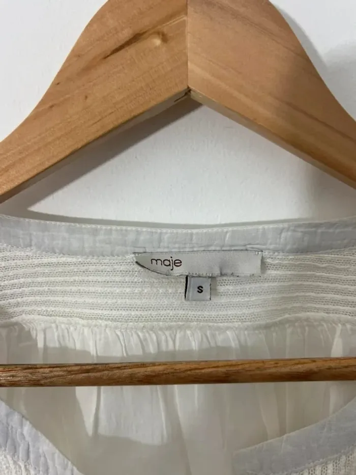 Blouse Maje blanche - photo numéro 5
