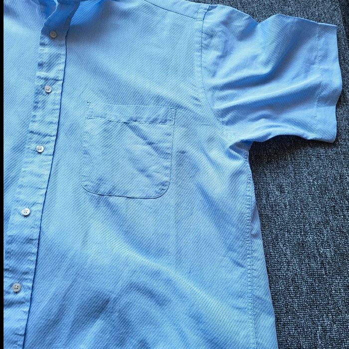 Chemise Tex Man Homme 43/44 – Bleu Ciel – Manches Courtes – Classique & Confortable - photo numéro 5