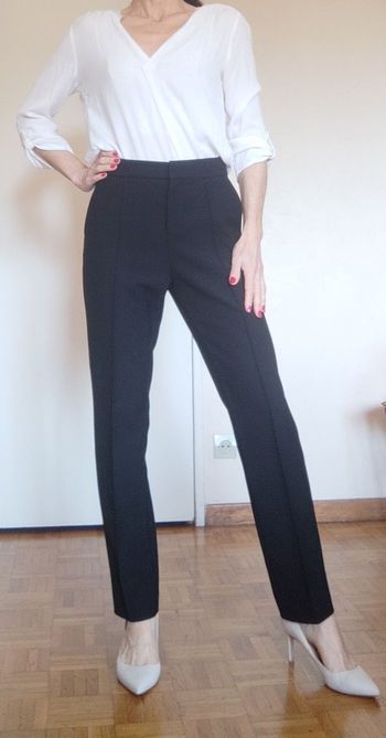 Pantalon noir ajusté Maje taille 36