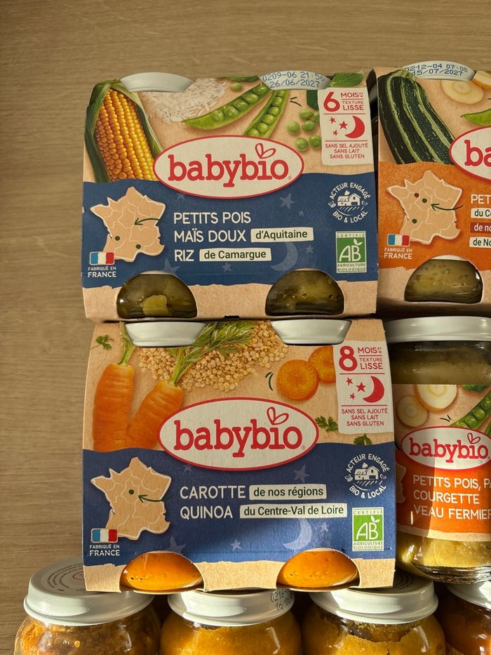 Lot Petits pots baby bio - photo numéro 2