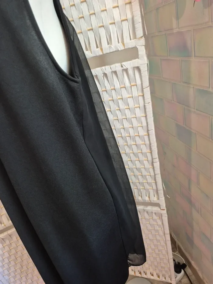 💕Jolie robe noire femme T44 la halle 💕 - photo numéro 5