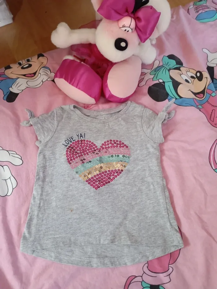 Lot de 3 tee shirt 9 mois - photo numéro 2