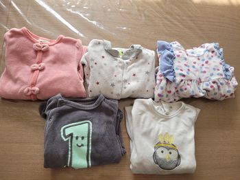 Lot de pyjamas velours fille 18 mois