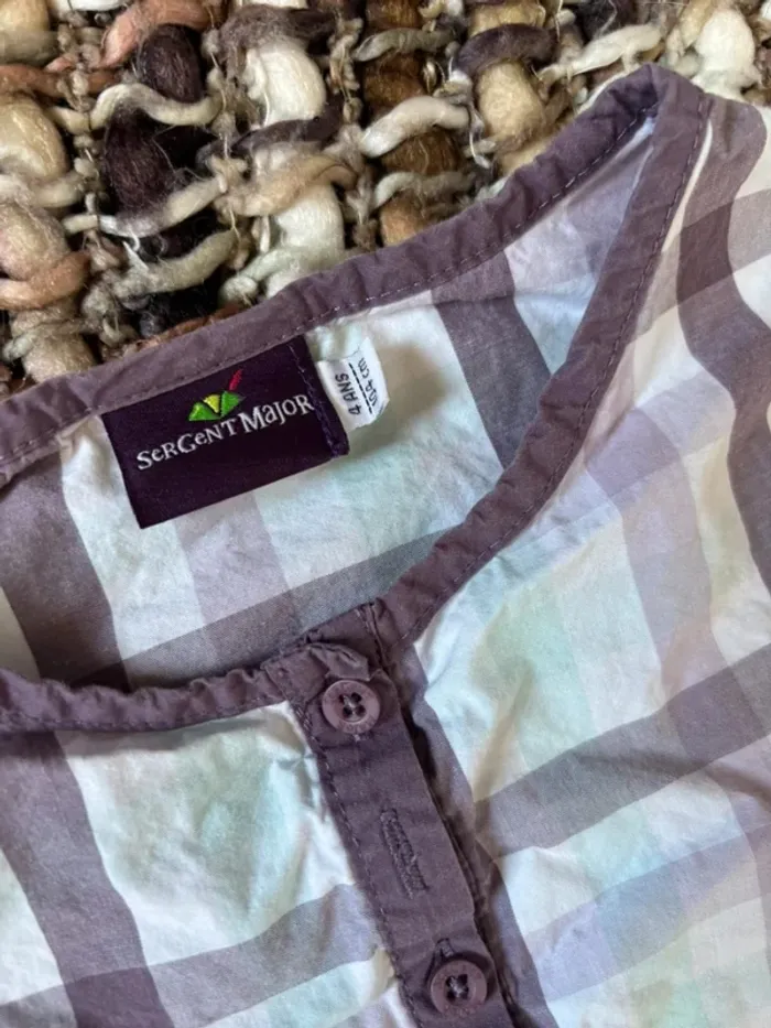 Blouse fille 4 ans sergent major - photo numéro 3