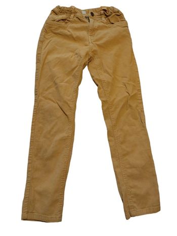 Pantalon en velours jaune moutarde taille 9 ans